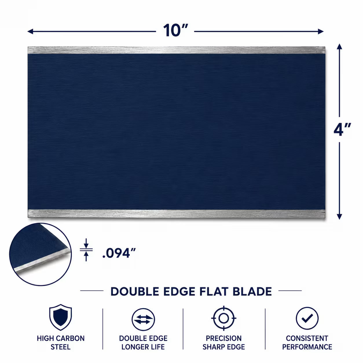 Double Edge Floor Scraper Blade

