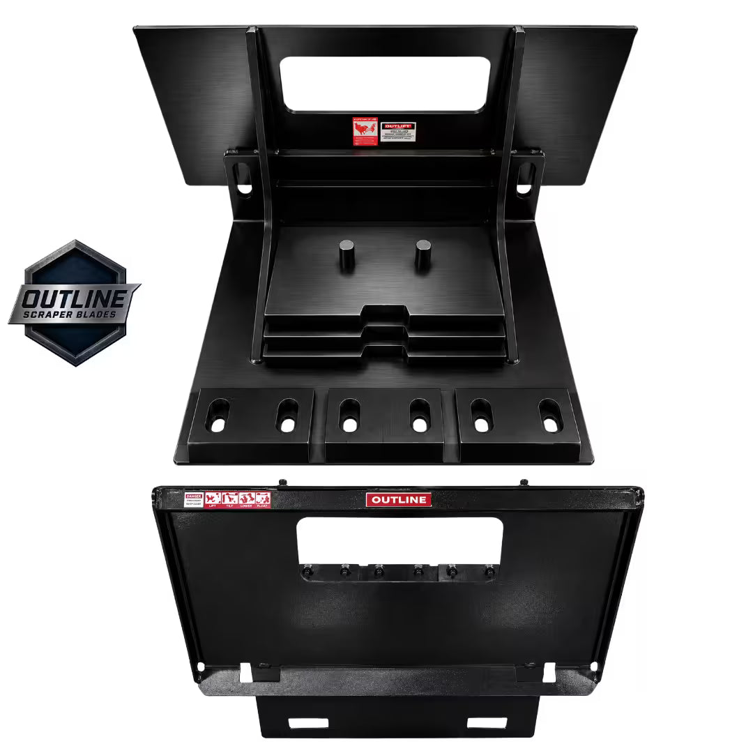Skid Steer Floor Scraper Attachment for Heavy-Duty Flooring Removal